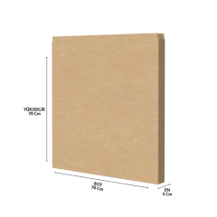 5x70x70 Tek Oluklu A Box Tablo Kolisi