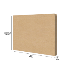 5x90x60 Tek Oluklu A Box Tablo Kolisi