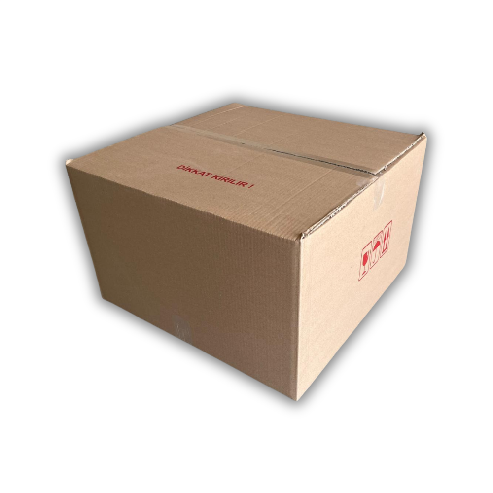 52x52x32 Cm Çift Oluklu Gramajlı Baskılı A Box Taşıma Kolisi