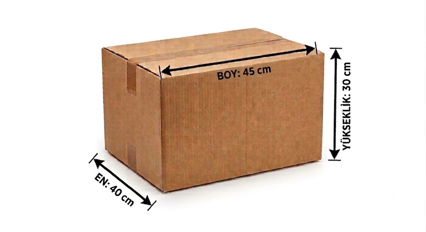 40x45x30 Cm Çift Oluklu Full Gramajlı A Box Taşıma Kolisi